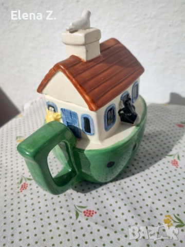 Забавен чайник Ноевия ковчег на Bob Hersey, снимка 4 - Декорация за дома - 53570353