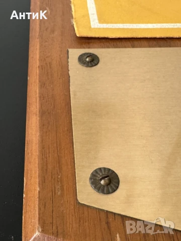 Плакет Награда, снимка 7 - Антикварни и старинни предмети - 51309569