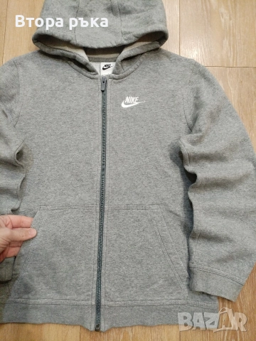 Nike fleece горнище За момчета оригинален , снимка 3 - Детски анцузи и суичери - 52631430