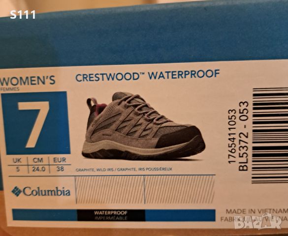 Columbia Туристически непромокаеми обувки, модел Crestwood Waterproof, снимка 7 - Маратонки - 45596264