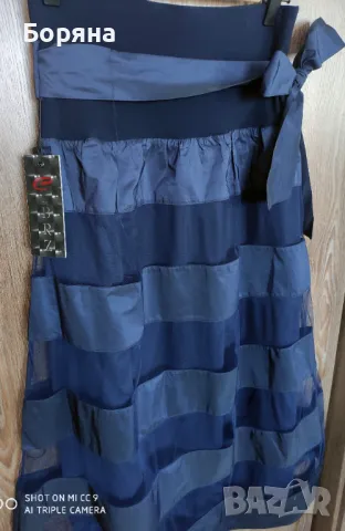 Нова с етикет лятна пола с тюл, снимка 1