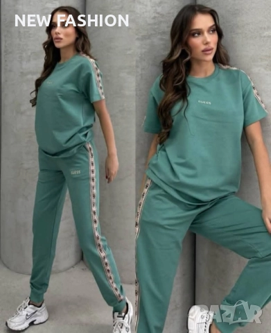 Дамски Комплекти - лого Гумирано ✨Guess, снимка 3 - Спортни екипи - 52323484