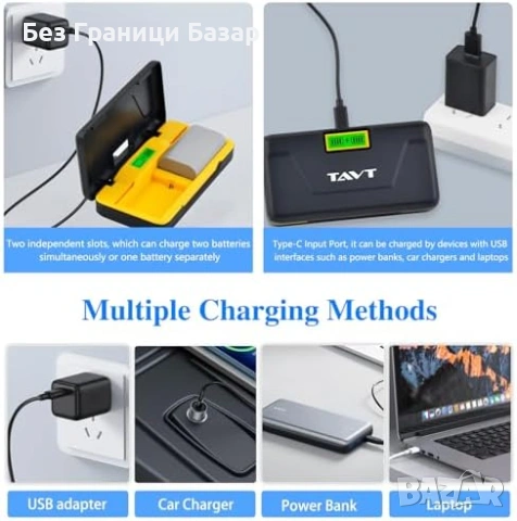 Нов комплект 2650mAh LP-E6N LP-E6NH Батерии + Зарядно Box за Canon фотоапарат, снимка 5 - Батерии, зарядни - 54208587