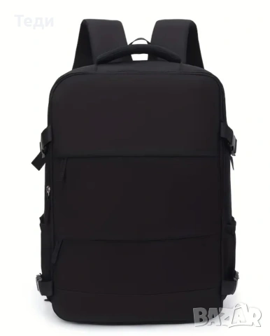 Компактна и здрава раница за кабинен/ръчен багаж – самолет, пътуване, снимка 4 - Куфари - 53304708