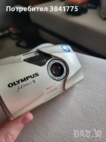 Olympus Mju 2 Silver отличен , снимка 1 - Фотоапарати - 48629763