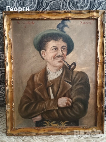 Картина масло-69, снимка 10 - Антикварни и старинни предмети - 53768596