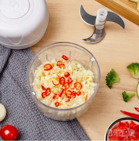 Мини електрически чопър , снимка 6 - Чопъри и пасатори - 51253896