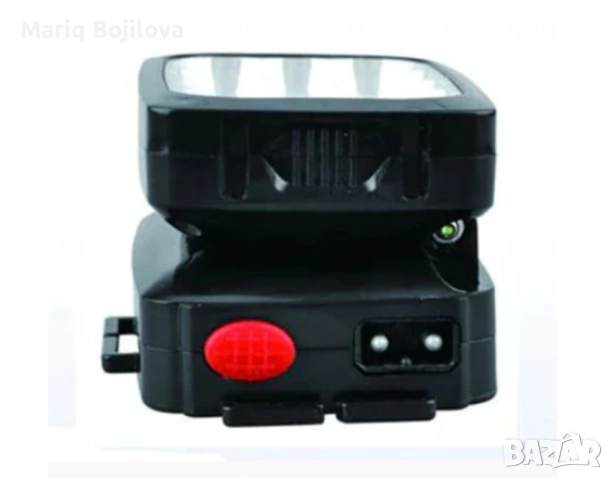 YAJIA Акумулаторна супер ярка 12 LED челна лампа YJ-1837 черна FL109-C, снимка 2 - Други - 52869496