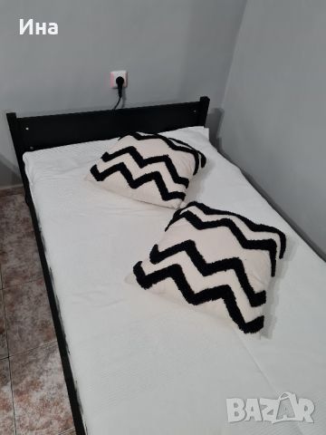 единично легло рамка  90/200  черно, снимка 3 - Спални и легла - 45289052