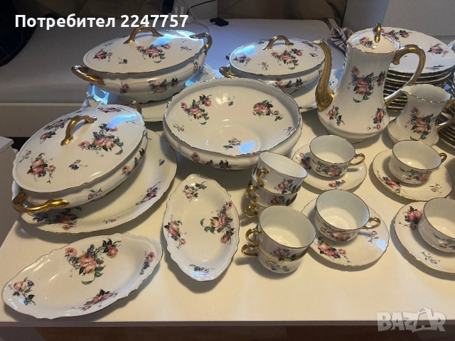 Сервиз за хранене и чай Limoges, снимка 8 - Сервизи - 53793658