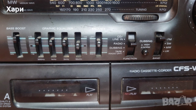 Радиокасетофон Sony CFS-W455L, снимка 5 - Радиокасетофони, транзистори - 53513757