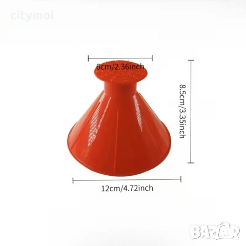 2 в 1 уред за почистване на стъкло на автомобил с функция на фуния, снимка 5 - Аксесоари и консумативи - 54084322