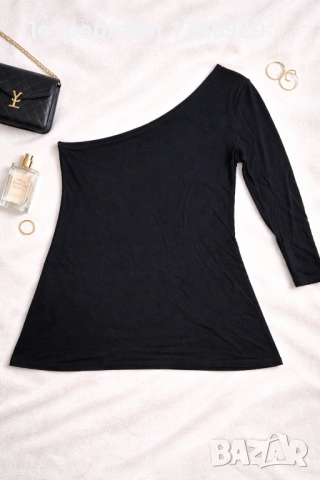 Стилна черна блуза Etam