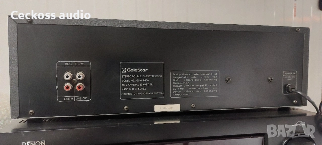 Двукасетъчен дек GOLDSTAR GSW-9320, снимка 6 - Декове - 52104926