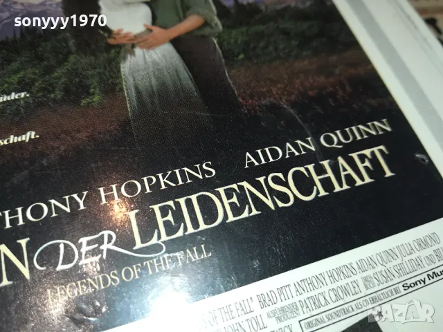 LEGENDS OF THE FALL-VHS VIDEO ORIGINAL TAPE-ВНОС GERMANY 0604251942, снимка 5 - Други жанрове - 49785605