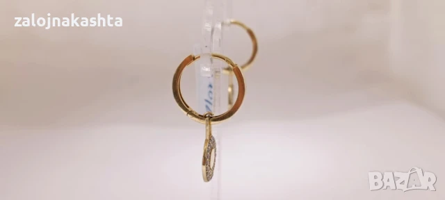 Нови Златни обеци-2,96гр/14кр, снимка 3 - Обеци - 51025243