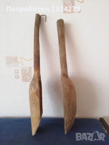 Стари дървени лъжици и лопатки изработени ръчно., снимка 9 - Антикварни и старинни предмети - 40489898
