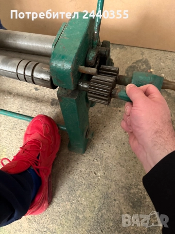 Това е ръчна валцова машина (ламариноръчна ролкова машина , снимка 17 - Индустриална техника - 52030761