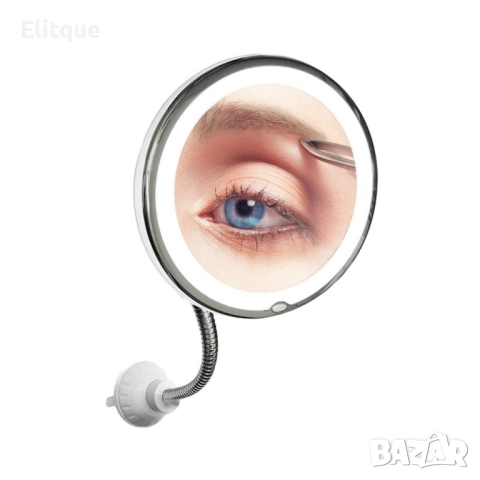 Оптично огледало с LED светлина, вакуумно захващане и10x оптично увеличение, снимка 6 - Други - 52888453