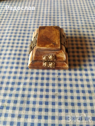 стара малка кутия от кост, снимка 5 - Декорация за дома - 50634701