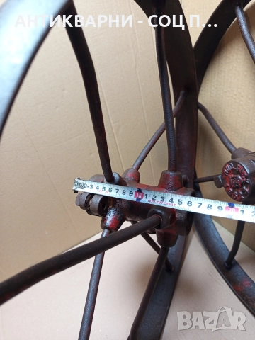 Комплект Стари Немски Метални Колела Общо Тегло 13кг. , снимка 17 - Антикварни и старинни предмети - 52930951