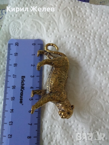 Бронзова фигурка на тигър 54400, снимка 5 - Колекции - 54170917