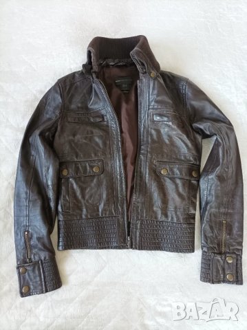 Mango кожено яке, снимка 1