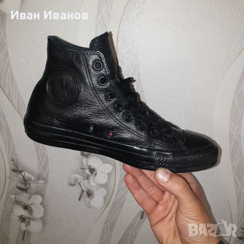 кожени кецове/ маратонки Converse Chuck Taylor All Star Hi номер 39,5, снимка 9 - Кецове - 43750291