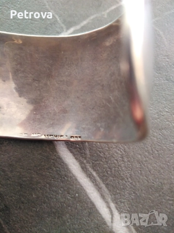 Масивна сребърна гривна MEXICO, снимка 4 - Гривни - 51506695