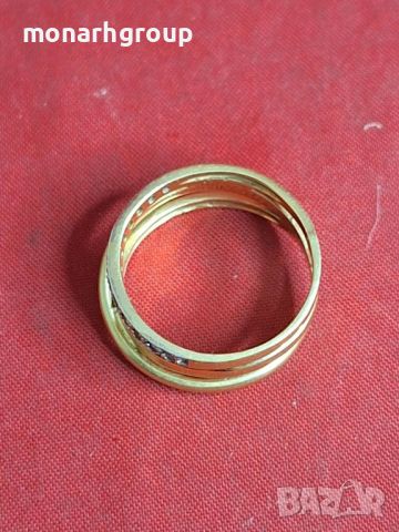 Златен пръстен, снимка 6 - Пръстени - 46292225