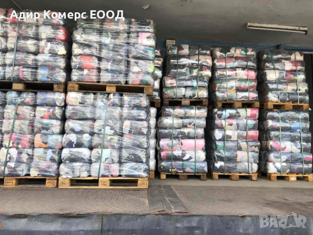 Памучни парцали на едро – чист памук/финно трико, нарязани 40×40 см, пакет 10 кг