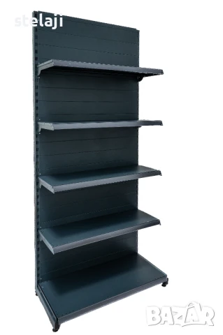 Стелажи за магазин в тъмно сив мат/НОВИ/ЕКО ЛАЙН, снимка 3 - Стелажи и щандове - 50850940