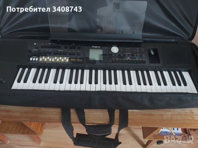 Клавир Roland Bk5 Or, снимка 5 - Синтезатори - 45648288