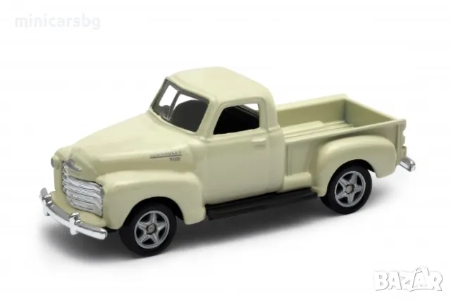 1:64 Метални колички: 1953 CHEVROLET 3100 PICK UP - Welly, снимка 1 - Колекции - 49528052