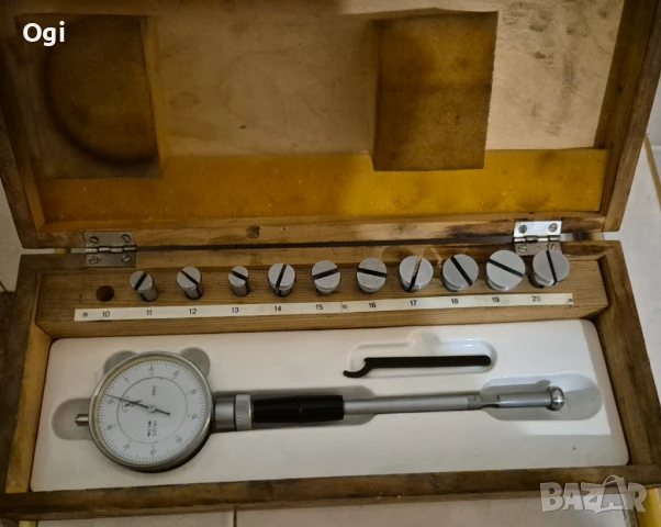 Индикатор Вътромер 10-20мм двуточков , снимка 5 - Шублери - 50512467