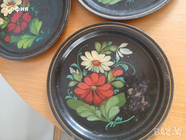 руски метални чинии и алуминиев чайник 3 евро , снимка 3 - Антикварни и старинни предмети - 53791615