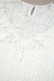 Дамски елегантен топ в бяло с ефектно бродирано деколте , снимка 8