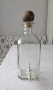 Стъклено шише с кранче , снимка 1