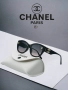 очила с черен обикновен калъф и ув защита chanel, снимка 4