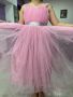 Розова рокля , снимка 1 - Детски рокли и поли - 45956731