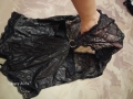 Черно отворено Боди, снимка 3