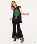 ZARA Нова дълга тениска тигър овърсайз, снимка 2