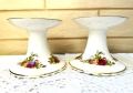 ROYAL ALBERT красиви свещници от костен порцелан от Англия, снимка 1