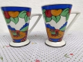 2 винтидж чаши Sadler Clarice Cliff Art deco, снимка 1