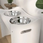 Станция за хранене на кучета PawHut, 2 купички от неръждаема стомана, снимка 6