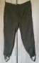 Стара военна униформа, панталон, тъмнозелен, с ленти най-долу, снимка 1