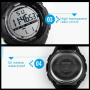водоустойчив мъжки спортен часовник SKMEI кварц LED 1025 1258, снимка 4