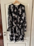 Нова елегантна ежедневна разкошна феерична рокля дълъг ръкав флорален принт цветя , снимка 3
