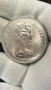 Монета 25 пенса  1972 Сребърна сватба, снимка 2