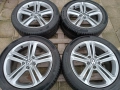 Лети джанти 17ки 5х112 VW + летни гуми 235/45/17 Continental, снимка 2